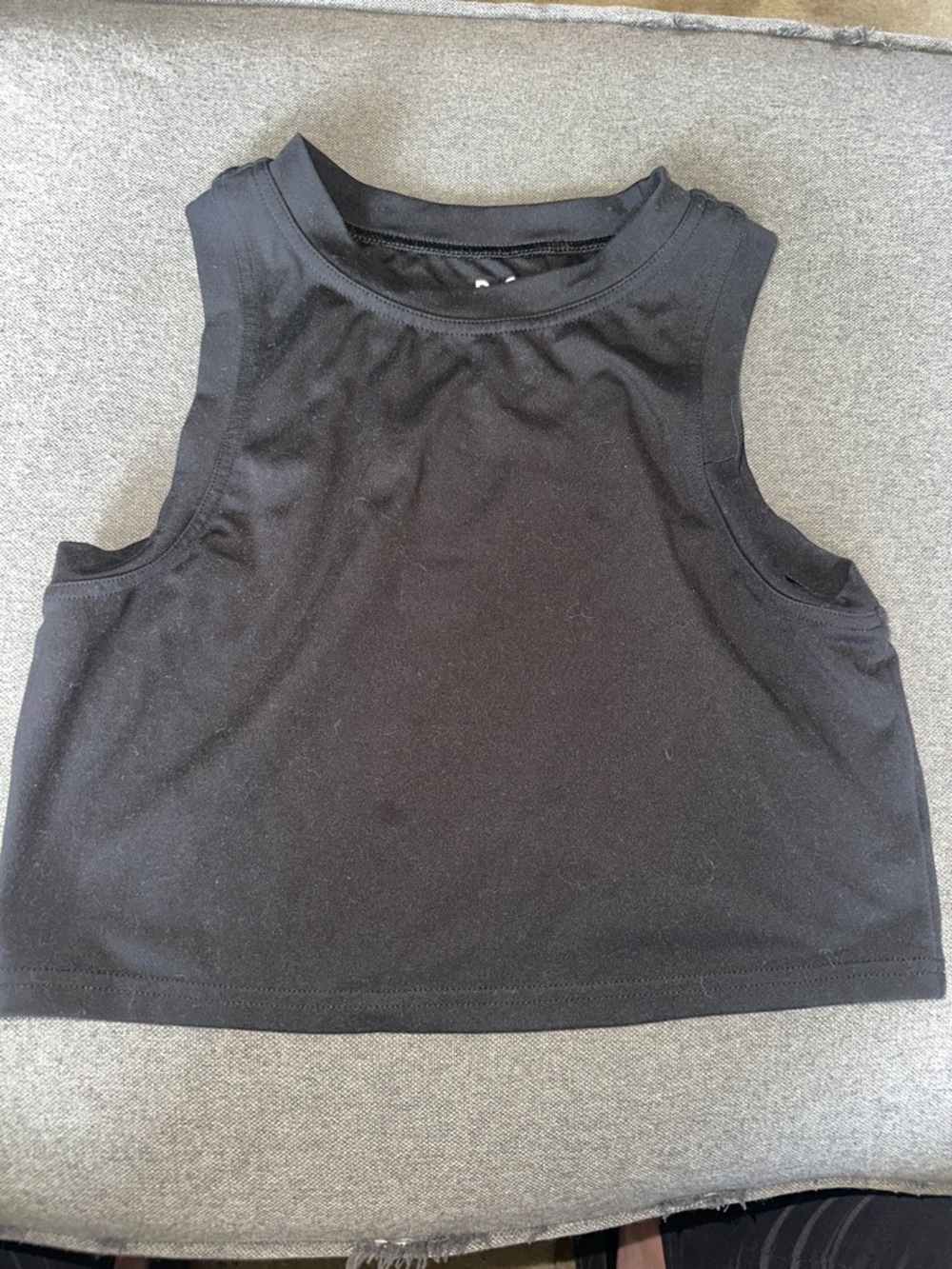DSG Black Cropped Muscle Tank